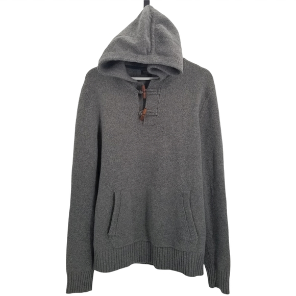 Banana Republic Merino Wool Toggle Hooded Sweater - Picture 2 of 8